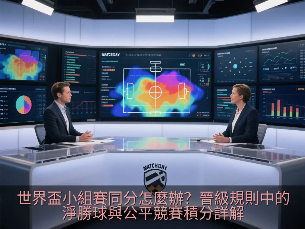 世界盃小組賽同分怎麼辦？晉級規則中的淨勝球與公平競賽積分詳解